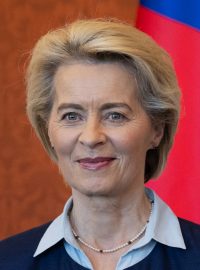 Předsedkyně Evropské komise Ursula von der Leyenová při návštěvě České republiky